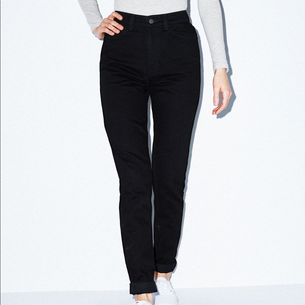 American Apparel High Waist Jean